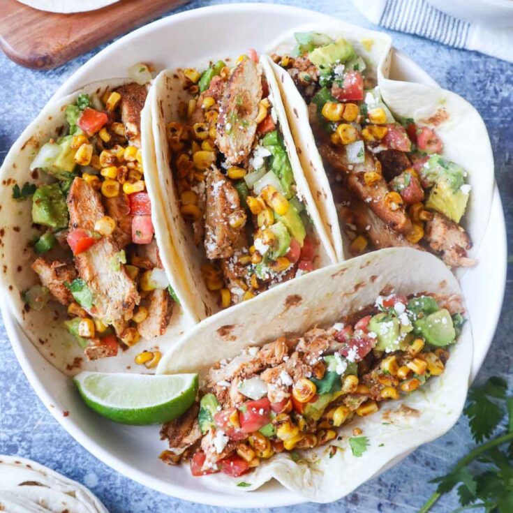 Image for Easy Blackened Chicken Tacos - Bless This Meal