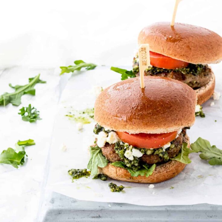 Image for Pesto Chicken Burgers