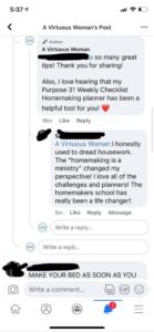 Purpose 31 Checklist | Offer - The Homemaker's Society