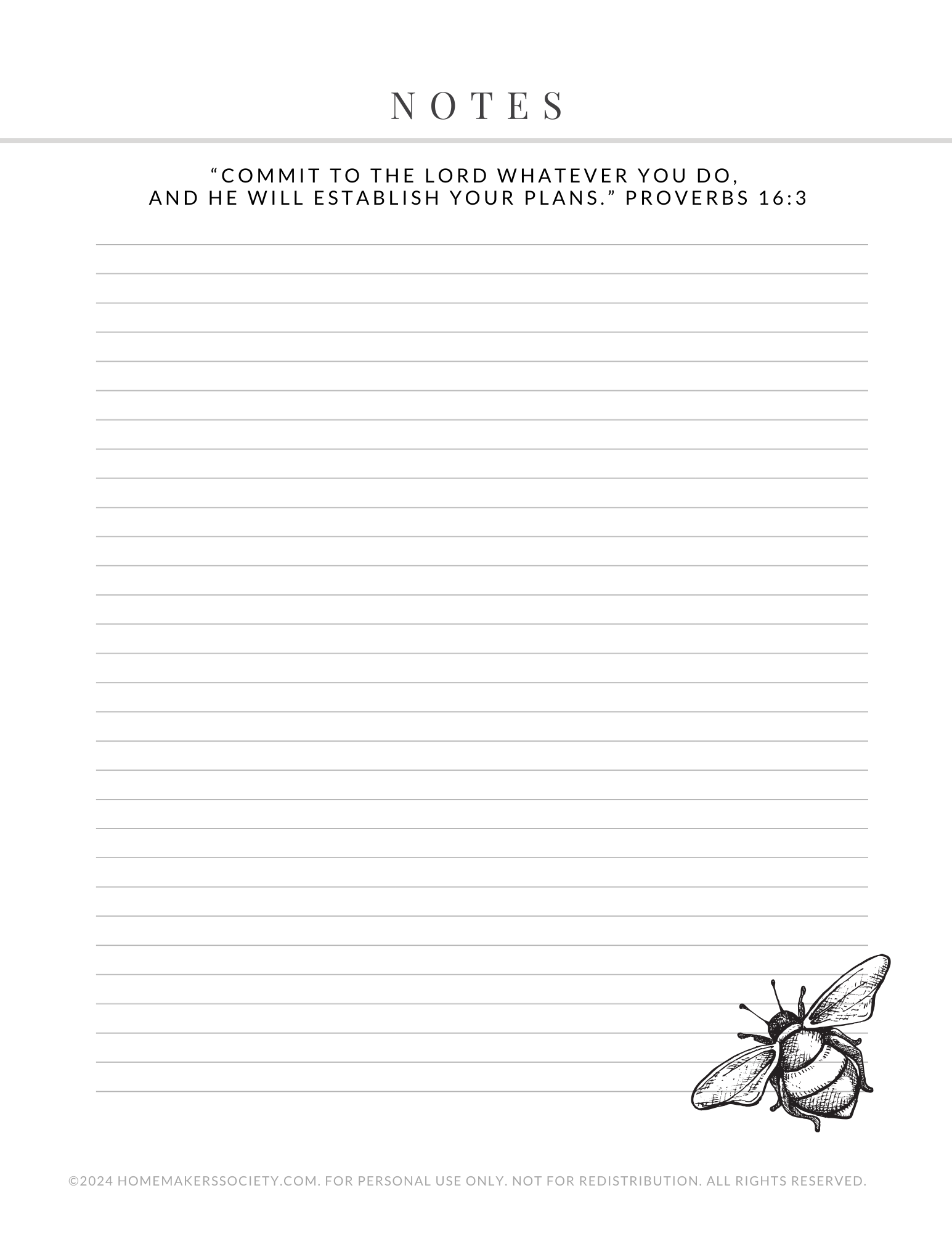 PDF: Weekly Homemaking Planning Pages - The Homemaker's Society