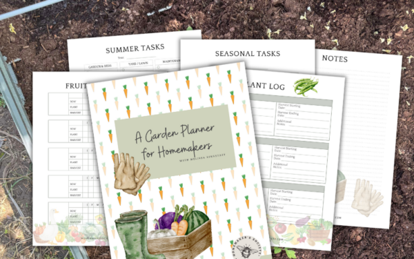 Free Printable Garden Planner for Homemakers - The Homemaker's Society