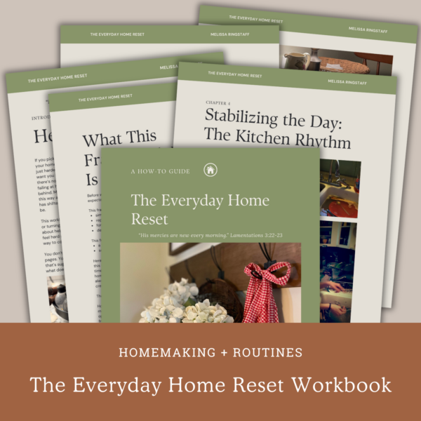 The Everyday Home Reset Workbook (Printable PDF)