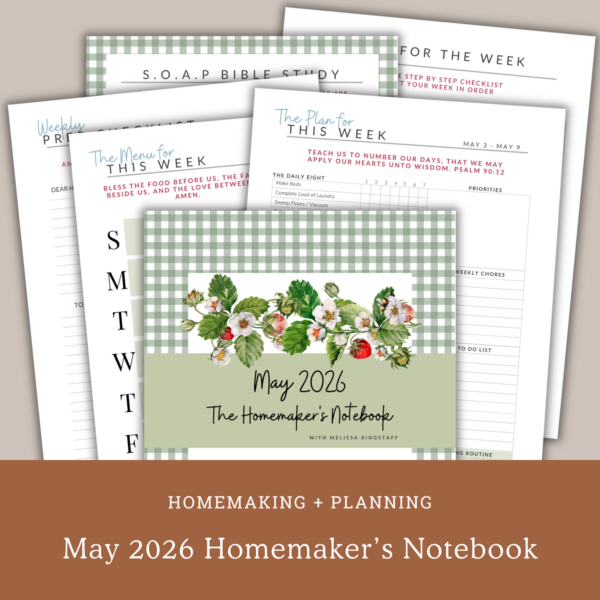 PDF: May 2026 Homemaker's Notebook