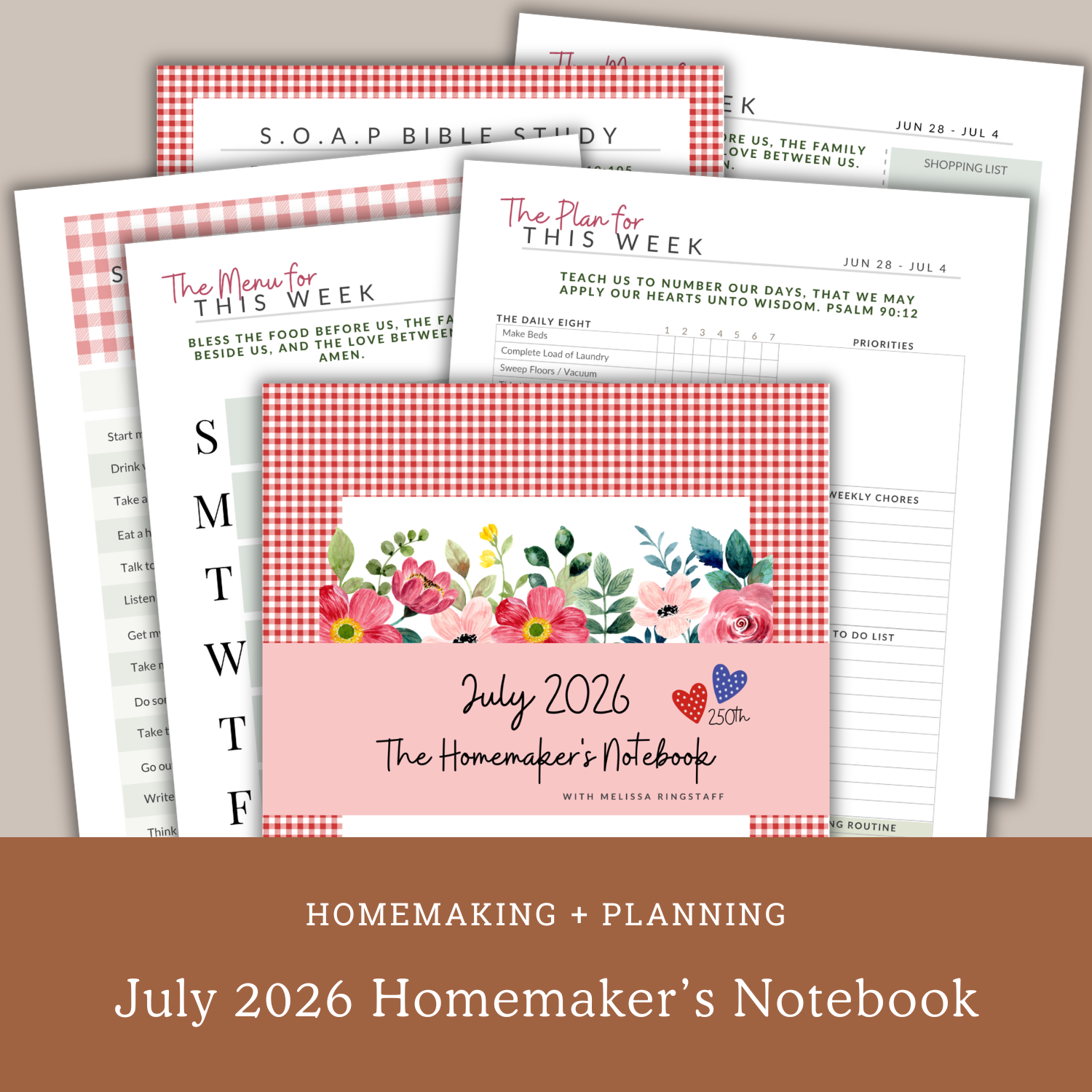 PDF: July 2026 Homemaker's Notebook