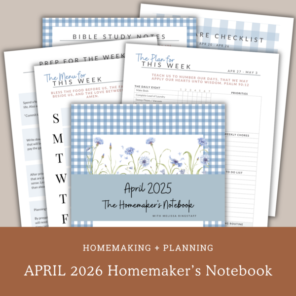 PDF: April 2026 Homemaker's Notebook
