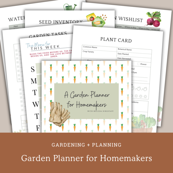 PDF: Gardening Planner for Homemakers