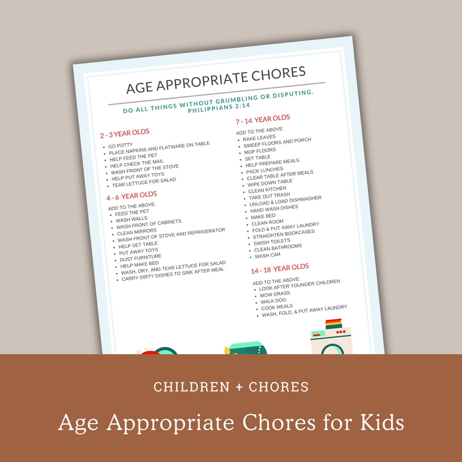 Age-Appropriate Chores for Kids