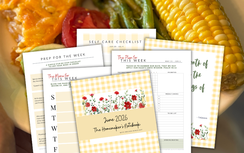 June Homemaker’s Notebook + Free Printable