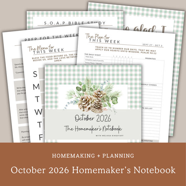 PDF: October 2026 Homemaker's Notebook